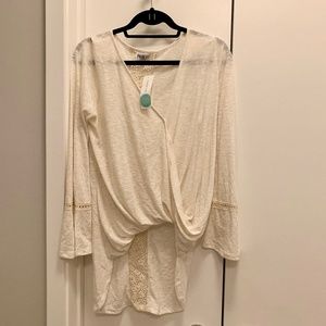 Sharna Lace Back Knit Top